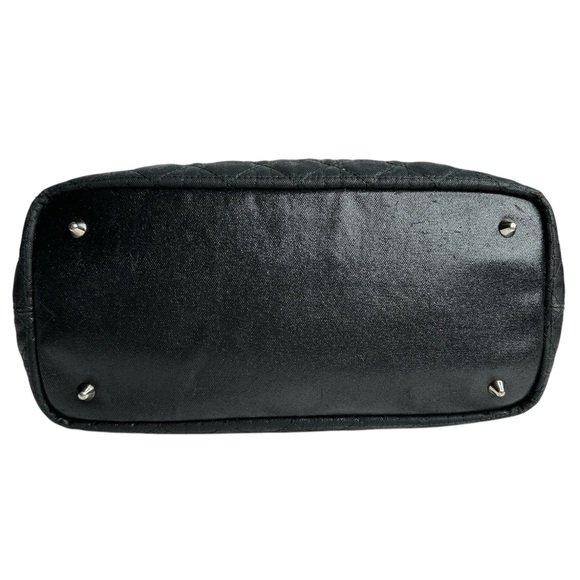 CHRISTIAN DIOR Coated Canvas PANAREA Tote Black ~EUC - Picture 10 of 16